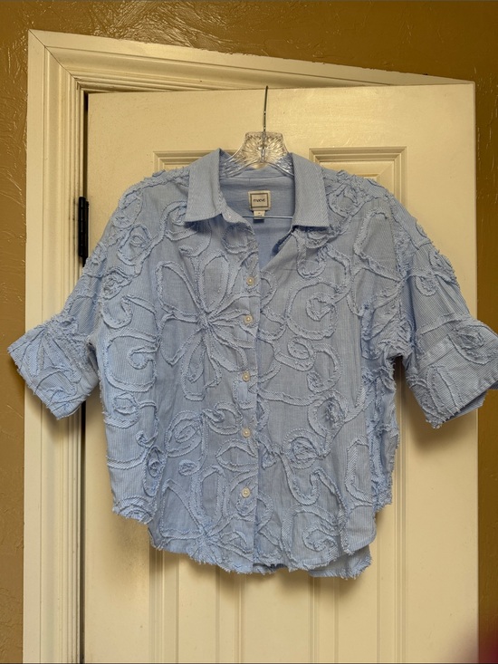 Maeve Tops - Maeve Mabel Boxy Oxford Shirt